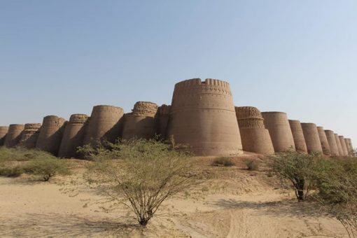 Derawar Fort in Cholistan Desert, Pakistan